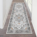 HEBE Hallway Runner Rug 2'x6', Washable Non Slip Kitchen Rug Runner | Soft Boho by HEBE