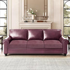ANARACHON Leather Look Couch Cushion Covers Sofa Seat Slipcovers Sets Couches - Image 2