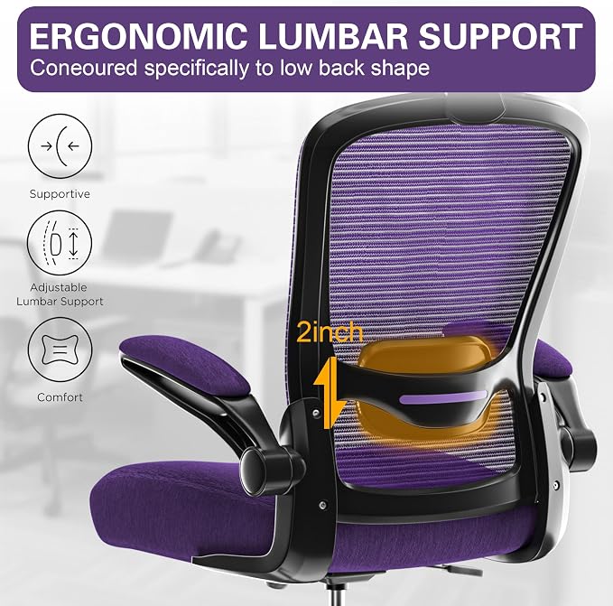 Mimoglad Office Chair, High Back Ergonomic Desk Chair - Image 3