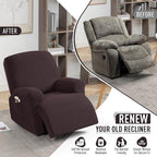 TAOCOCO Oversized Recliner Chair Covers, 1 Seater Streach Recliner Covers Soft - Image 5