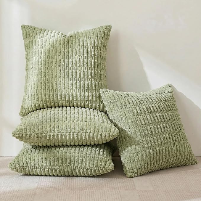 Fancy Homi 4 Packs Decorative Throw Pillow Covers - Image 2