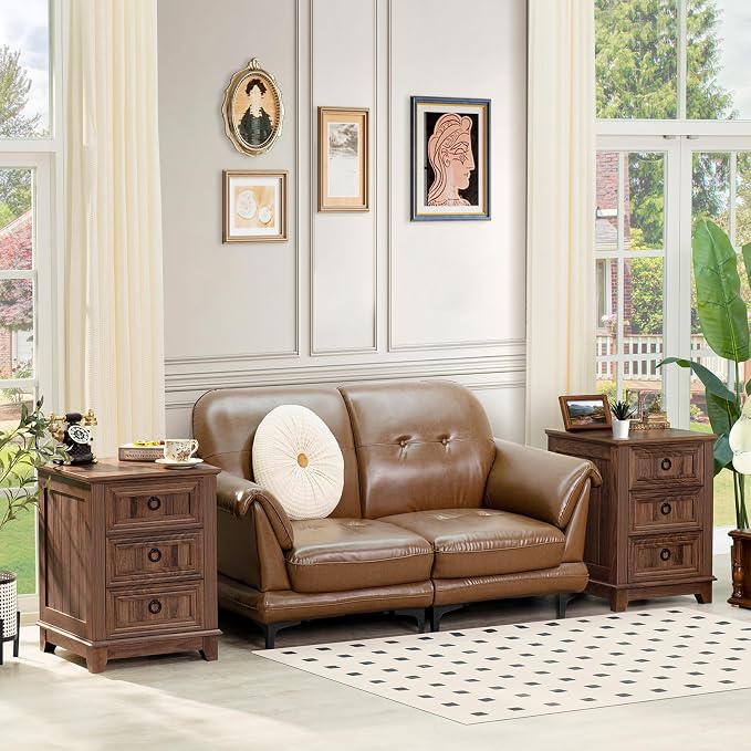 Joaxswe Farmhouse Coffee Table Set of 3, Furniture Set, Coffee Table - Image 6