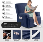 Timeles Recliner Covers Extra Wide Recliner Chair Cover Reclining Sofa - Image 3