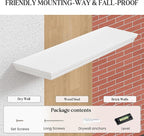 Fun Memories Floating Shelves 55 Inch Long, 9.3 Inch Deep Classic Crown Molding - Image 6