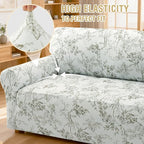 H.VERSAILTEX High Stretch Couch Cover 2 Cushion Sofa Printed Love Seat Couch - Image 6