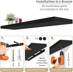 Sorbus Floating Shelves for Wall - Image 4