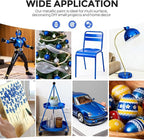 Nicpro Metallic Blue Acrylic Paint, 8.45oz/250ml Large Metallic Paint, Non Toxic - Image 5