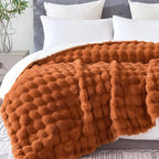 50x60 Inches Ultra-Soft Fuzzy Faux Fur Plush Throw Blanket - Image 4