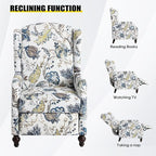 Wingback Recliner Chair, Traditional Push Back Recliner Chair - Image 3