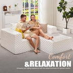 Hobestluk Modular Sectional Sofa Memory Foam Couch L Shape Sofa - Image 3