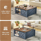 SEDETA 31.5" Lift Top Coffee Table - Image 4