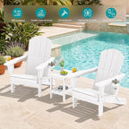 SERWALL Adirondack Chair with Cup Holders - Image 2