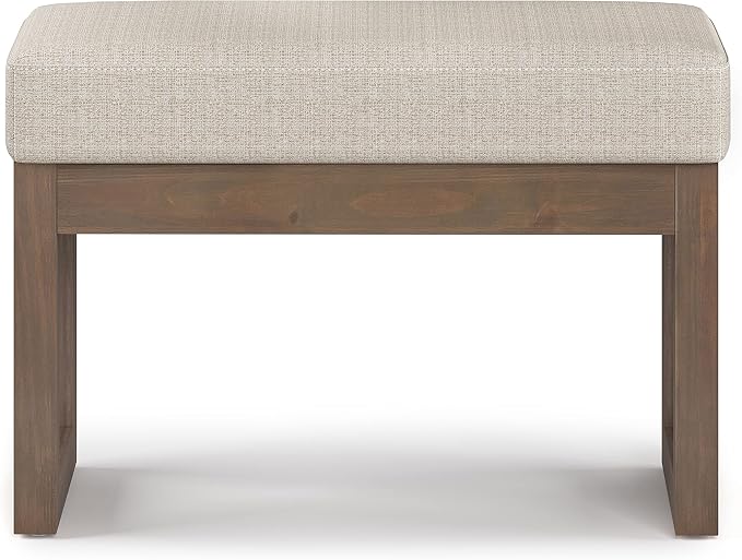 SIMPLIHOME Milltown Small Ottoman Bench - Image 4