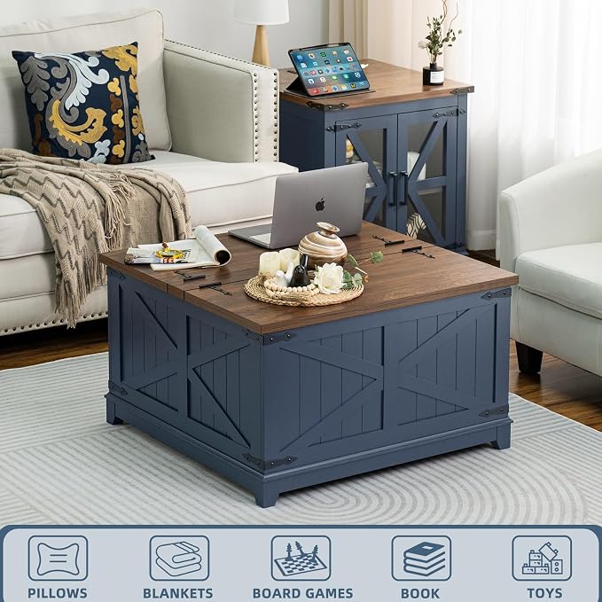 Joaxswe Farmhouse Coffee Table - Image 2