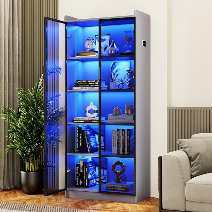 Dystler 65" Tall Display Cabinet by CraftYourIdealHomeLife