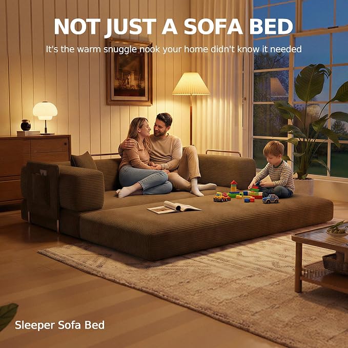 MoonSpeak 78.8''Sleeper Couch Bed - Image 9