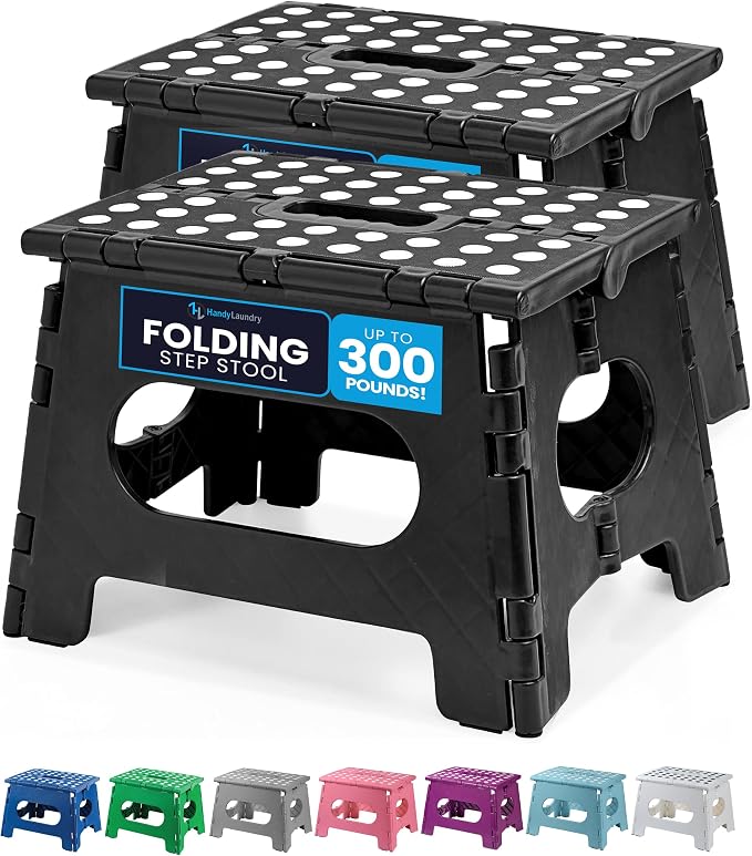 Handy Laundry Folding Lightweight Step Stool by Handy+Laundry