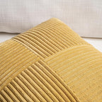 Fancy Homi Set of 2 Mustard Yellow Boho Long Lumbar Body Decorative Throw - Image 3