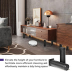 7 Inch Metal Furniture Legs Stainless Steel Adjustable Legs Black Metal Legs - Image 4