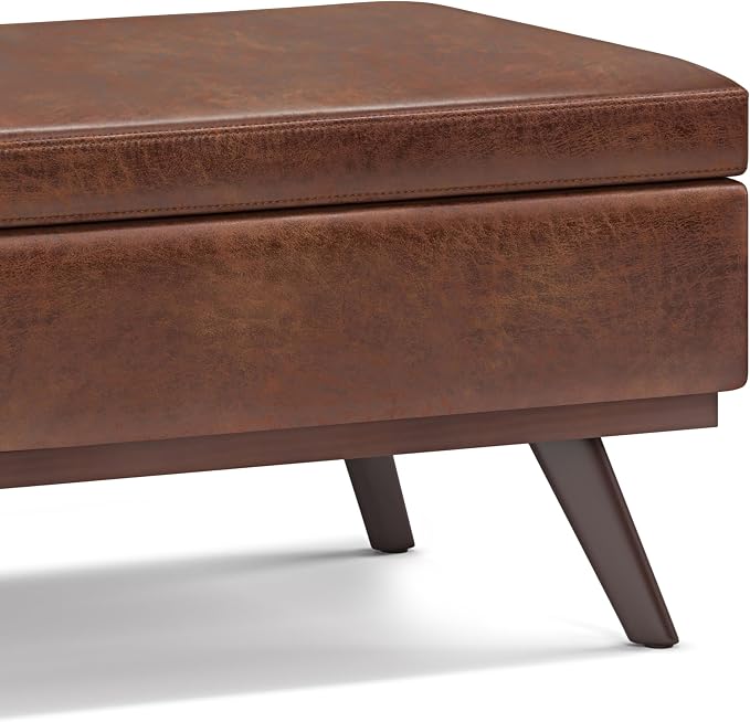 SIMPLIHOME Owen Lift Top Coffee Table Storage Ottoman - Image 7