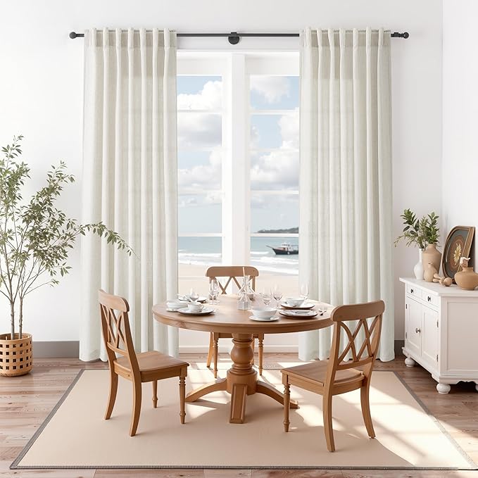 Mousse White Curtains 90 Inches Long - Image 8