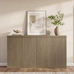 SICOTAS Buffet Cabinet with Storage Accent Sideboard Modern Credenza with Doors - Image 7