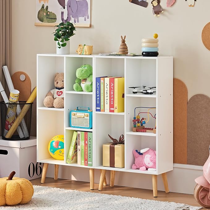 LEYAOYAO 5 Cube Bookshelf 3-Tier Bookcase - Image 3