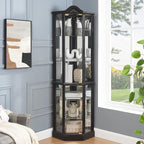Glass Corner Display Cabinet - Image 9