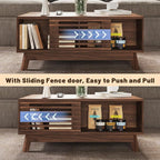 HAIOOU Lift Top Coffee Table, Mid Century Modern Coffee Table - Image 5