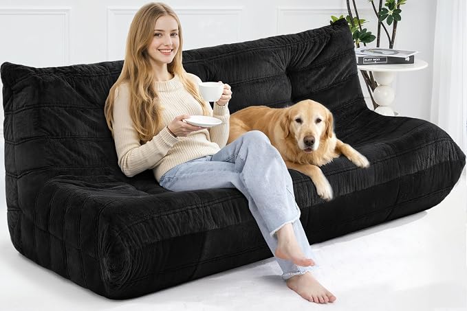 Bean Bag 3-Seater Chair Big Sofa Beanbag Chair - Image 3