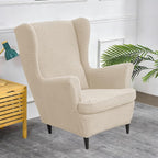 HAOYONG Wing Chair Slipcovers Printed Wingback Chair Covers 2 Pieces Wingback - Image 2