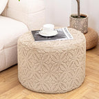 Plush Multi-Functional Ottoman Pouf – Ergonomic Ottoman Foot Rest - Image 7