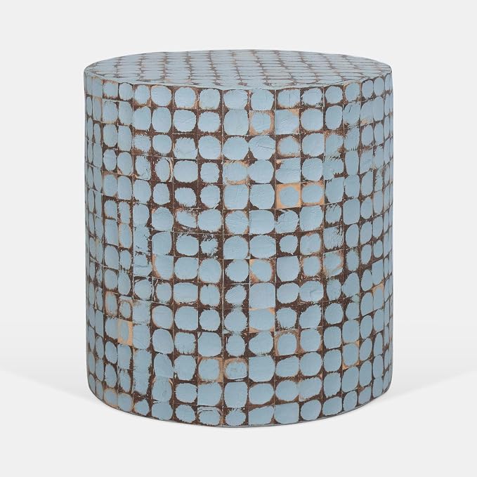 East at Main Boho Side Table Nightstand, Handcrafted Accent Furniture - Image 3