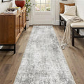 RELEANY Washable Runner 2'x10' Abstract Area Rug by RELEANY