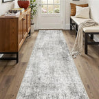 RELEANY Washable Runner 2'x10' Abstract Area Rug by RELEANY