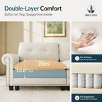 HERA'S HOUSE 3 Pieces Modular Sectional Sofa Sets, Oversized Couch Set - Image 4