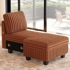 Belffin Modular Sectional Storage Chaise Module by Belffin