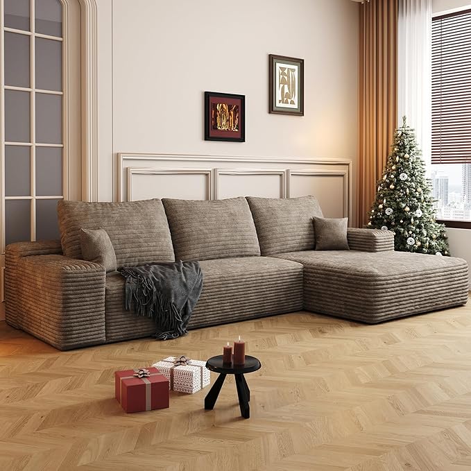 108" Sectional Couches for Living Room Cloud Couch Sofa by AWarmHomeForYou