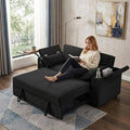 Auvsoce 65" 3-in-1 Pull-Out Convertible Sofa Bed by Unknown