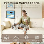 KEIKI 81.9" King Pull Out Sofa Bed, 3-in-1 Convertible Sleeper Sofa - Image 4