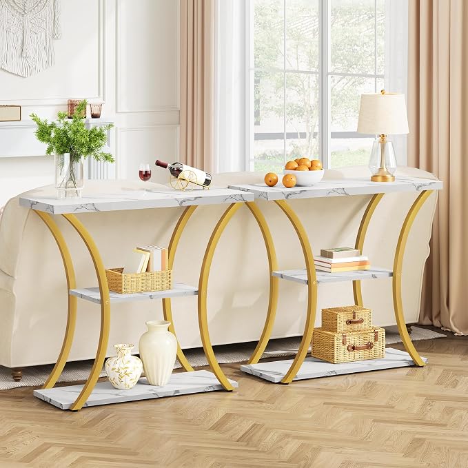 Hoctieon 3 Tier Console Table - Image 6