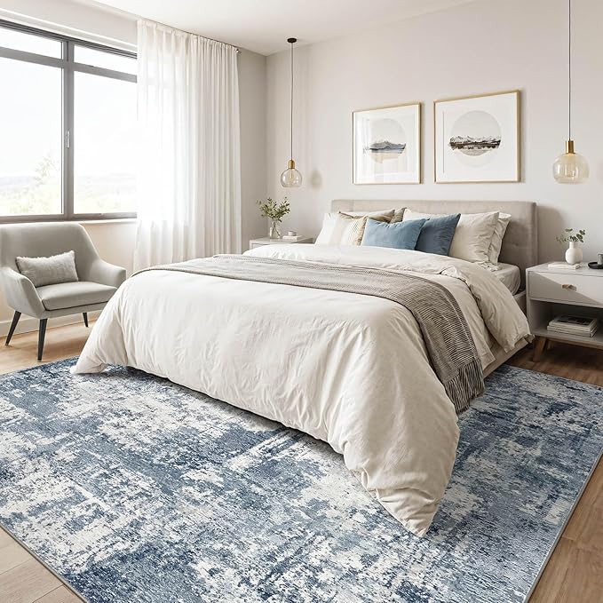 LOONGRUG 8x10 Area Rugs Washable Large Neutral Modern Living Room Rug | - Image 4