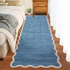 GarveeHome Scalloped Washable Runner Rugs 2x6 Non Slip Kitchen Rugs by GarveeHome