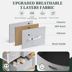 5-Drawer Dresser for Bedroom, Anti-Tip Wide Storage Organizer Fabric Chest of - Image 6
