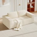 Vesgantti 80" Modular Sectional Sofa, Corduroy Cloud Couch by Vesgantti