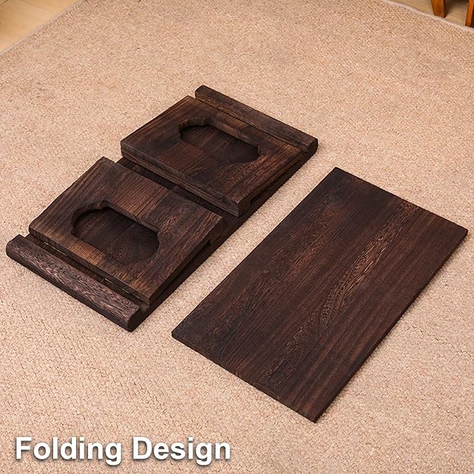 Japanese Tatami Coffee Table, Solid Wood Low Table - Image 7