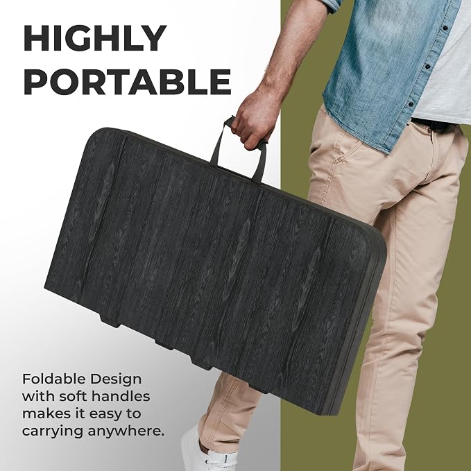 Our Modern Space 34" Square Foldable Table - Image 6