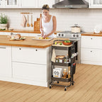 DTK 3 Tier Metal Utility Rolling Cart - Image 8