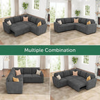 HONBAY Modular Sectional Sleeper Sofa - Image 4