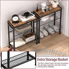 Narrow Side Table for Small Space, 3-Tier End Table - Image 6